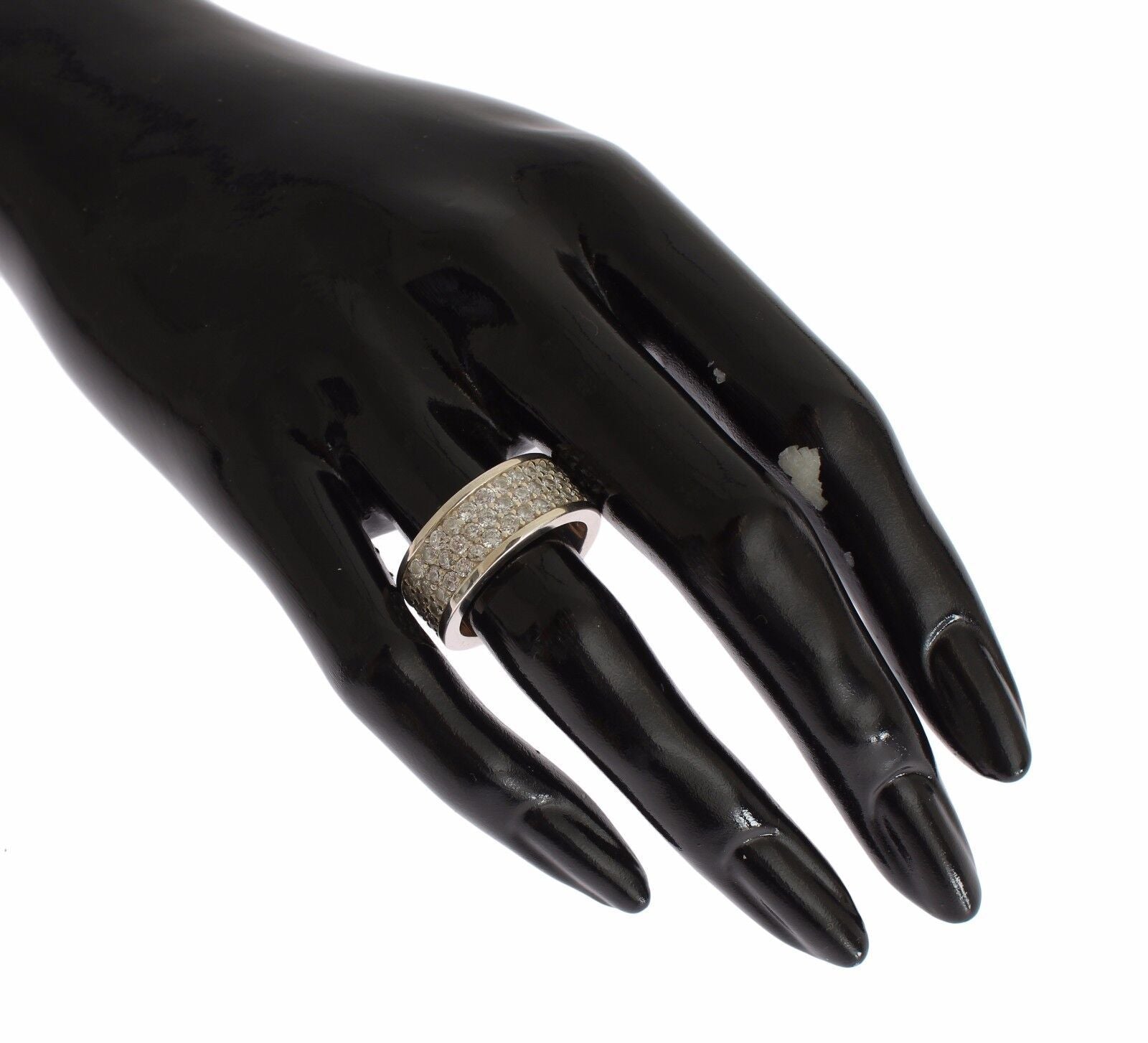 Nialaya Silber Damen CZ 925 Sterling Ring