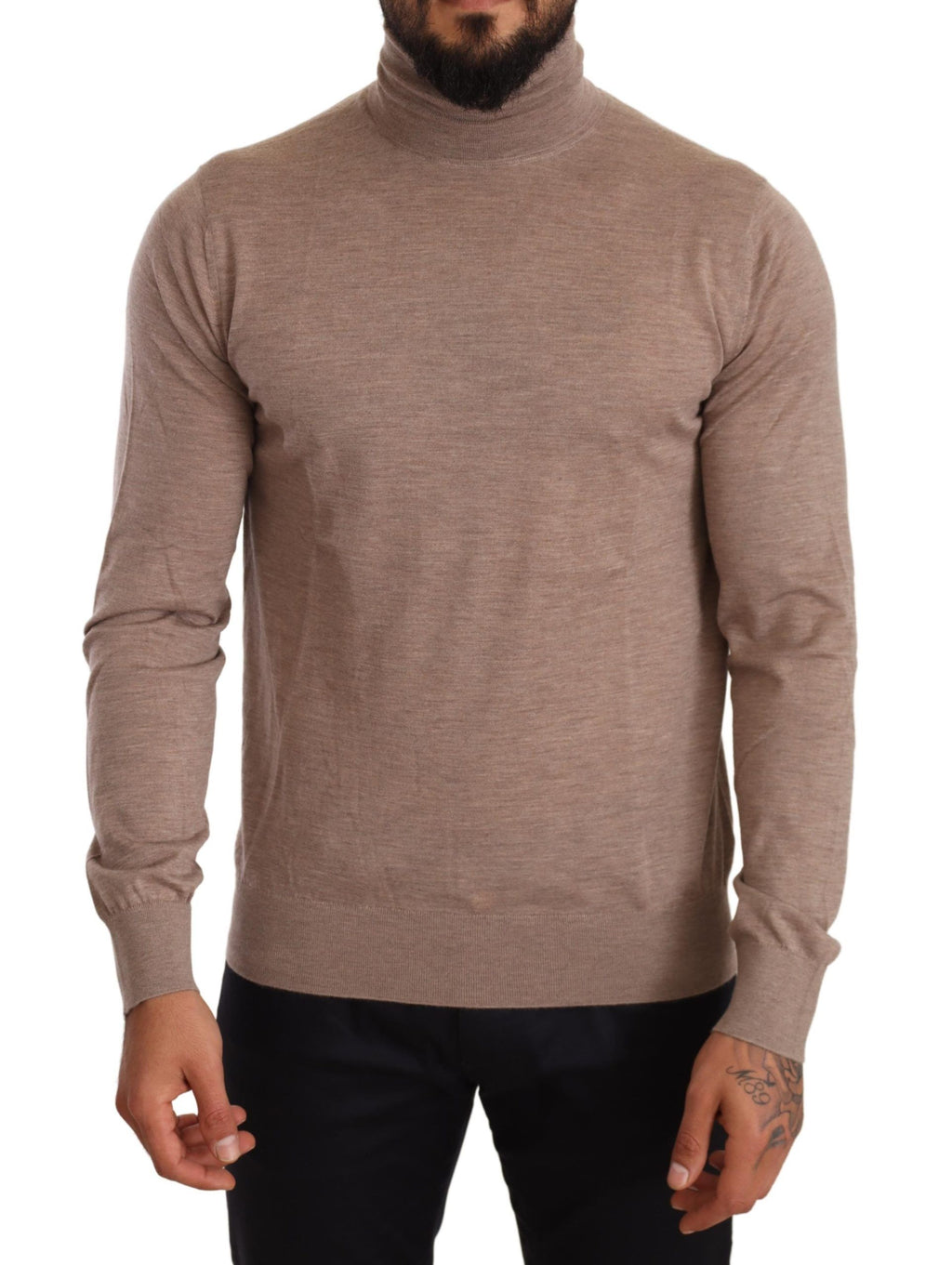 Dolce & Gabbana Brauner Kaschmir-Rollkragenpullover