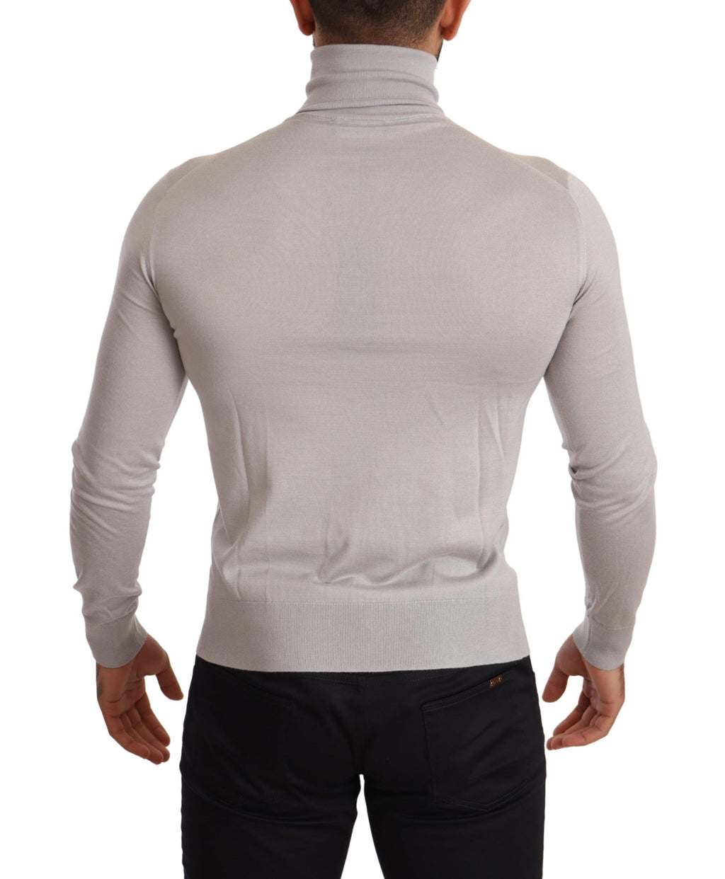 Dolce & Gabbana Grauer Kaschmir-Rollkragenpullover
