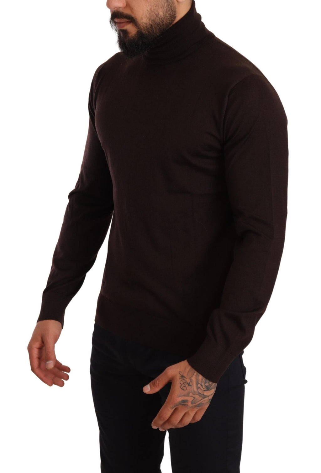 Dolce & Gabbana Brauner Kaschmir-Rollkragenpullover