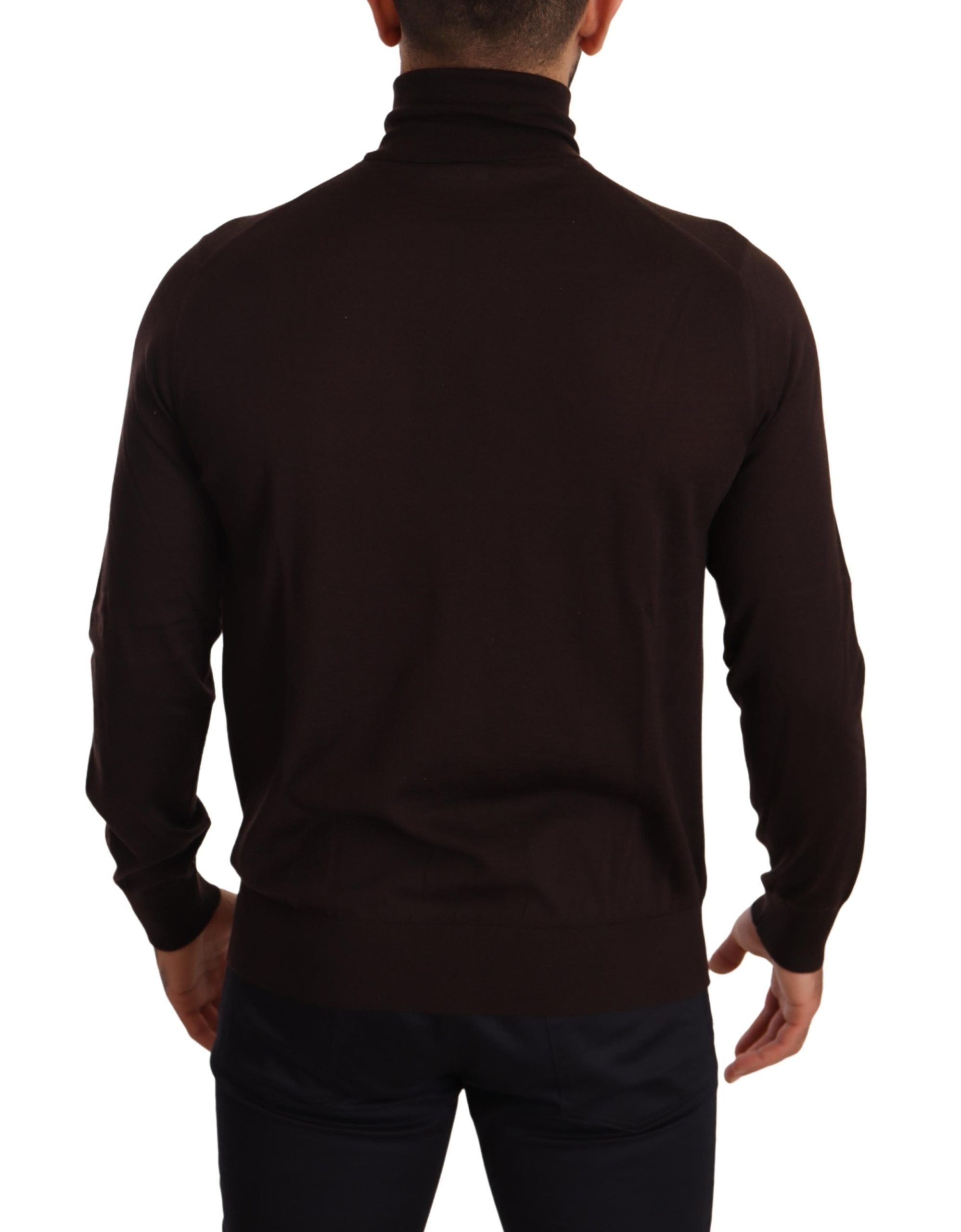 Dolce & Gabbana Brauner Kaschmir-Rollkragenpullover