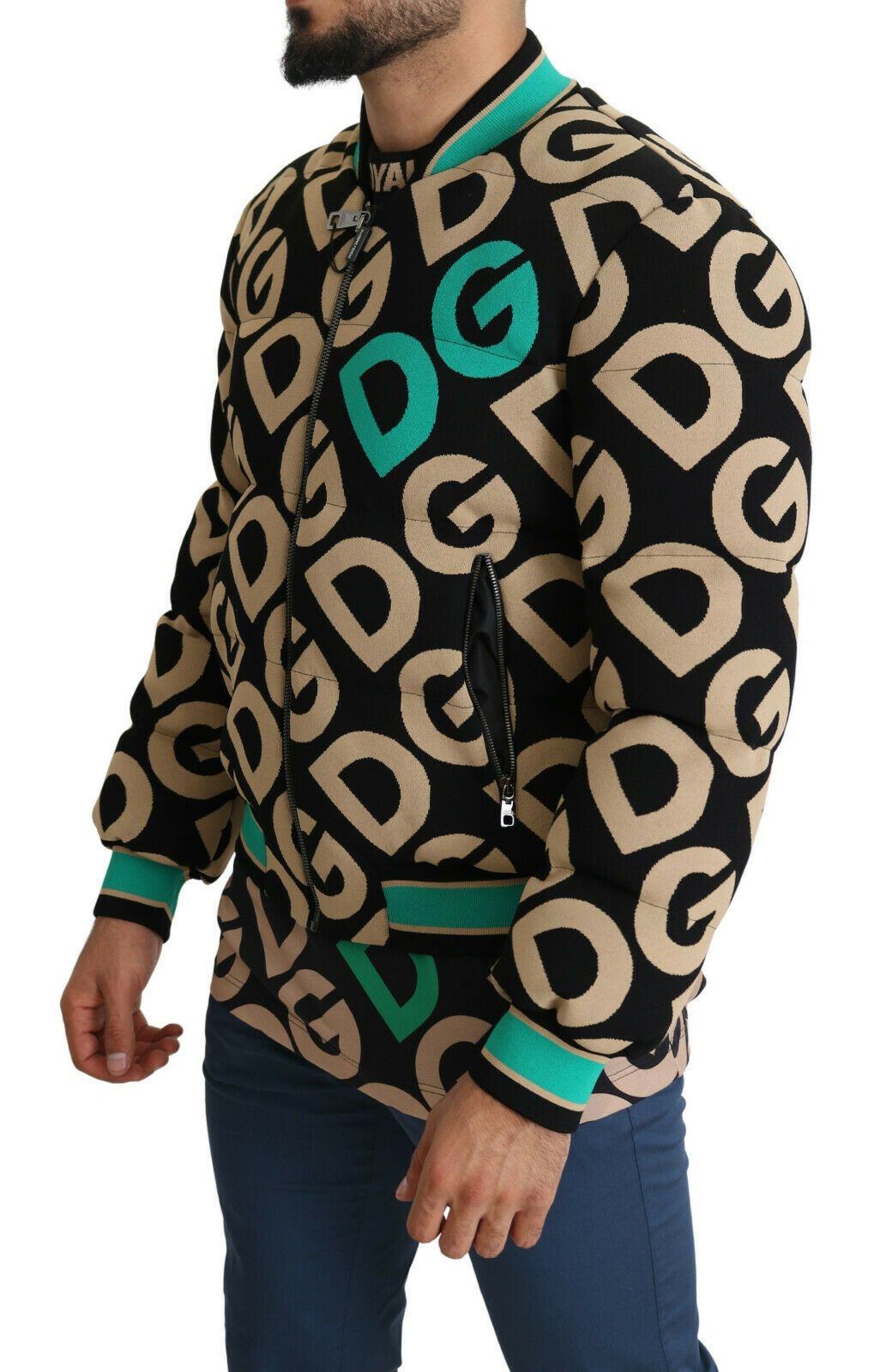 Dolce & Gabbana Mehrfarbige DGMILLENNIALS Jacke mit Logodruck