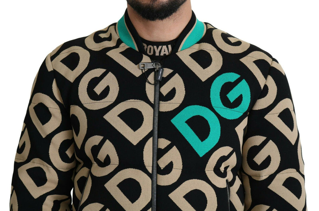 Dolce & Gabbana Mehrfarbige DGMILLENNIALS Jacke mit Logodruck