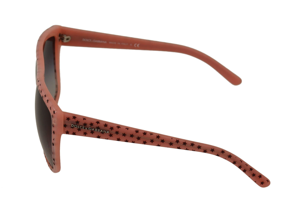 Dolce & Gabbana Braune Sterne Acetat Rahmen Frauen Schattierungen Sonnenbrille