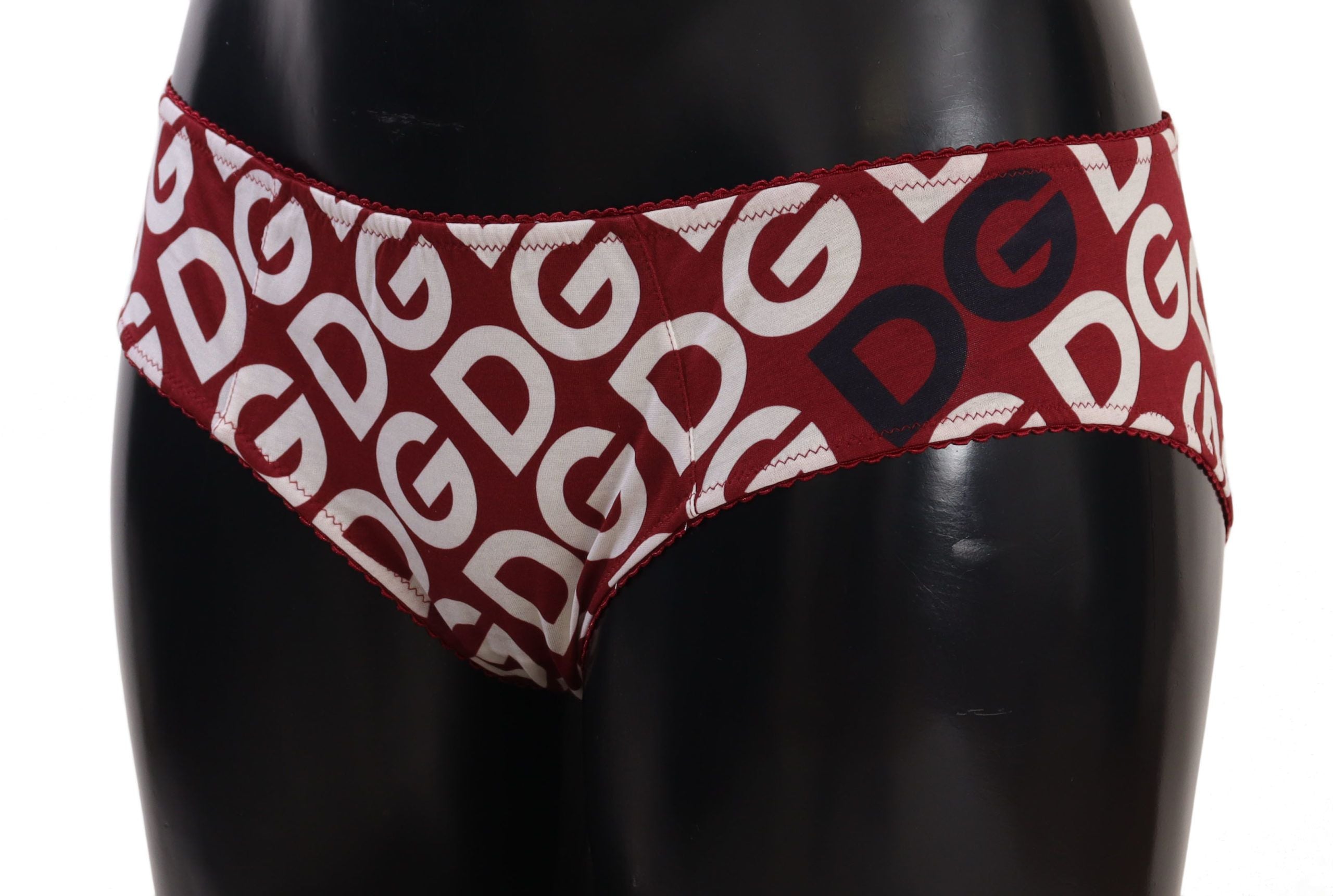 Dolce & Gabbana Multicolor DG Logo Print Slip Bottom Unterwäsche