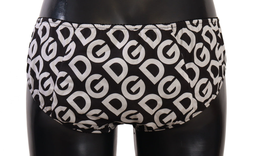 Dolce & Gabbana Multicolor DG Logo Print Slip Bottom Unterwäsche