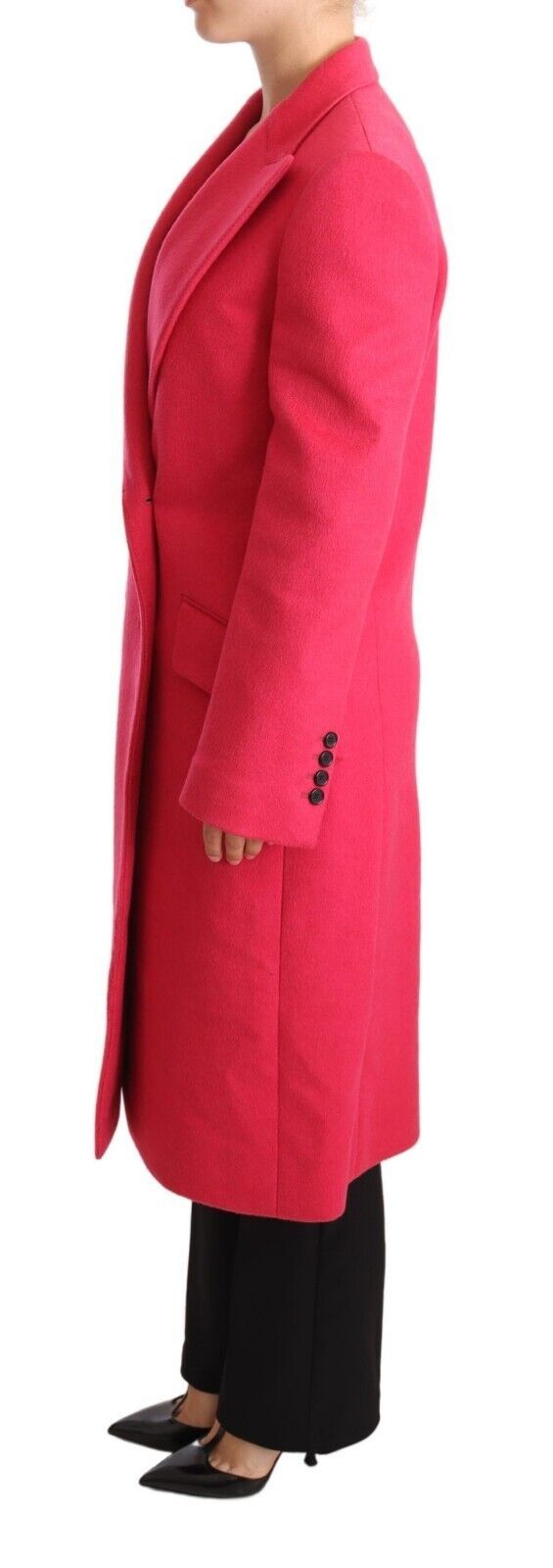 Dolce & Gabbana Rosa doppelreihiger Trenchcoat Jacke