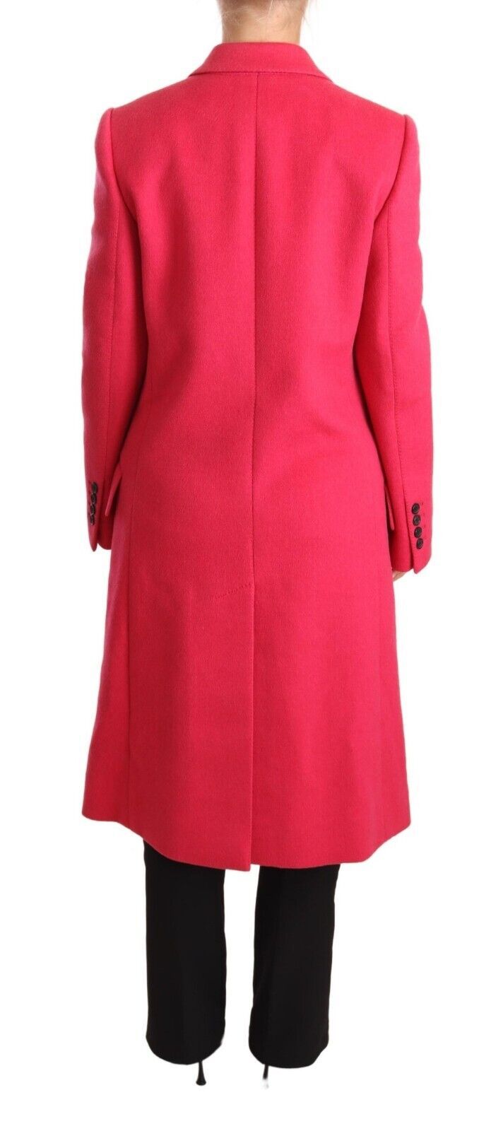 Dolce & Gabbana Rosa doppelreihiger Trenchcoat Jacke