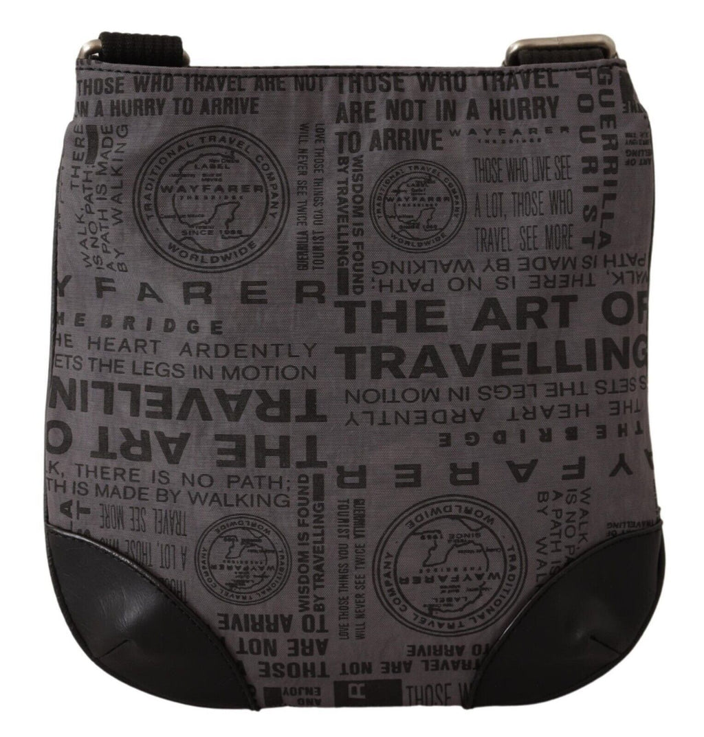 WAYFARER Graue bedruckte Logo-Umhängetasche Crossbody Handtasche