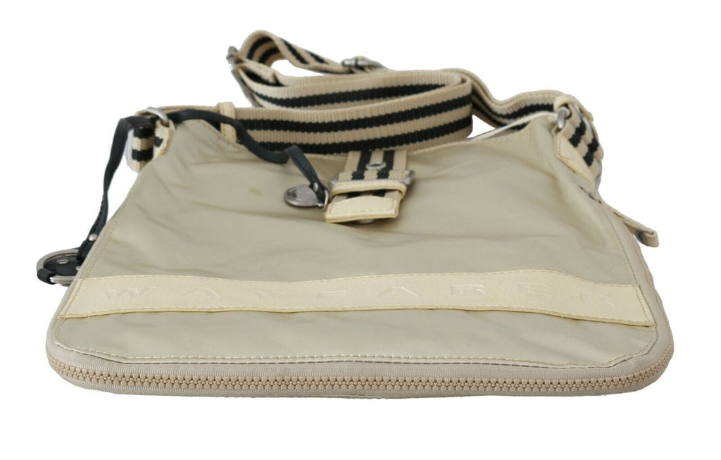 WAYFARER Beige Handtasche Schulter Tote Stoff Geldbörse