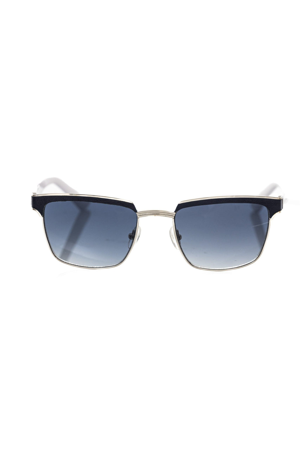 Frankie Morello Herren-Sonnenbrille mit schwarzer Metallfaser
