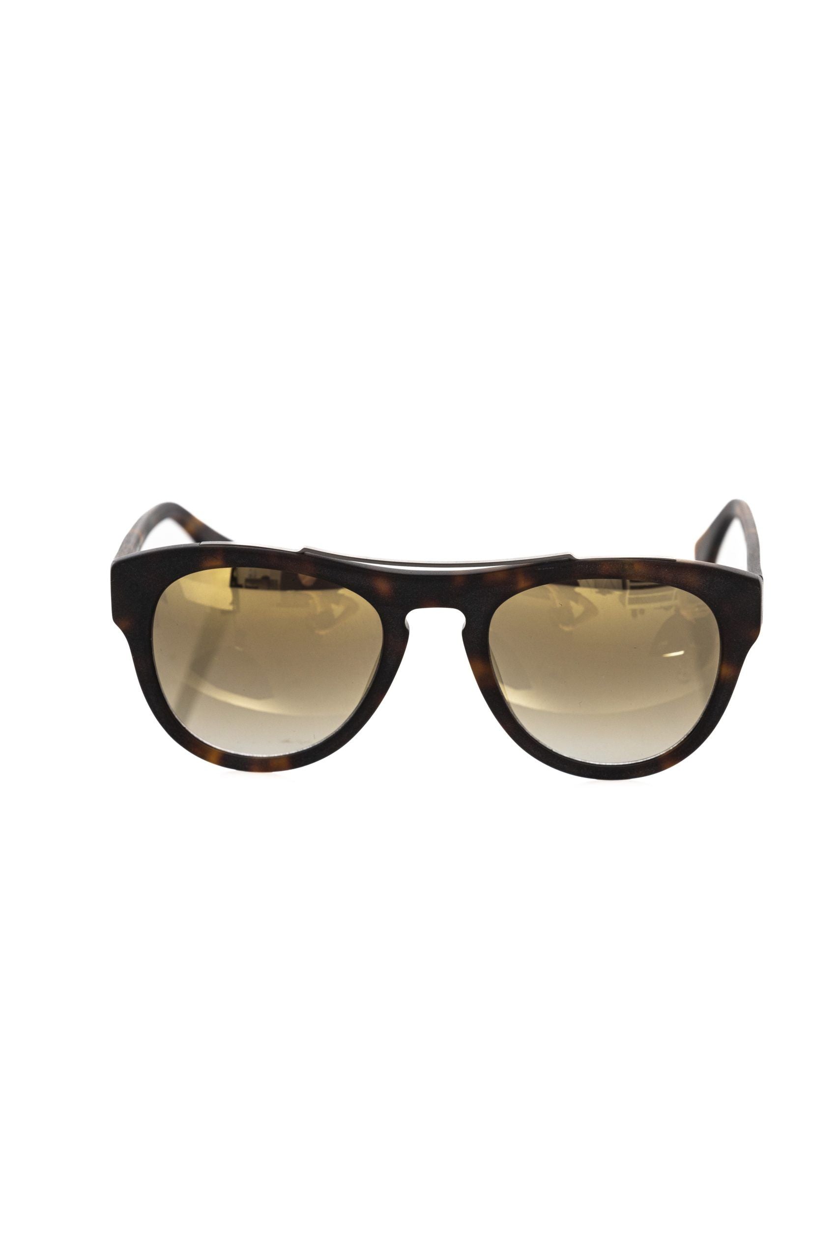 Frankie Morello Braune Herren-Sonnenbrille aus Acetat