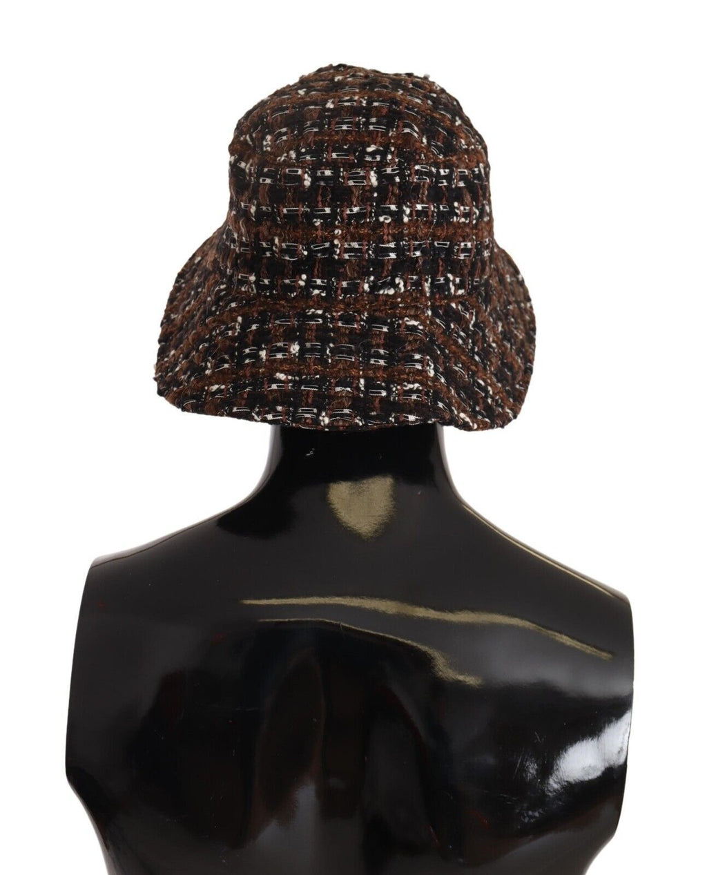 Dolce & Gabbana Multicolor Stoff gewebt breite Krempe Eimer Hut