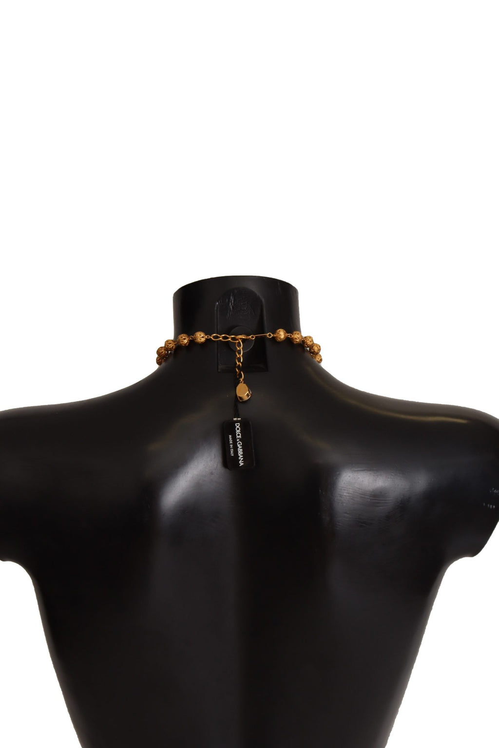 Dolce & Gabbana Goldmessing Carretto Sizilien Statement Kristallkette Halskette