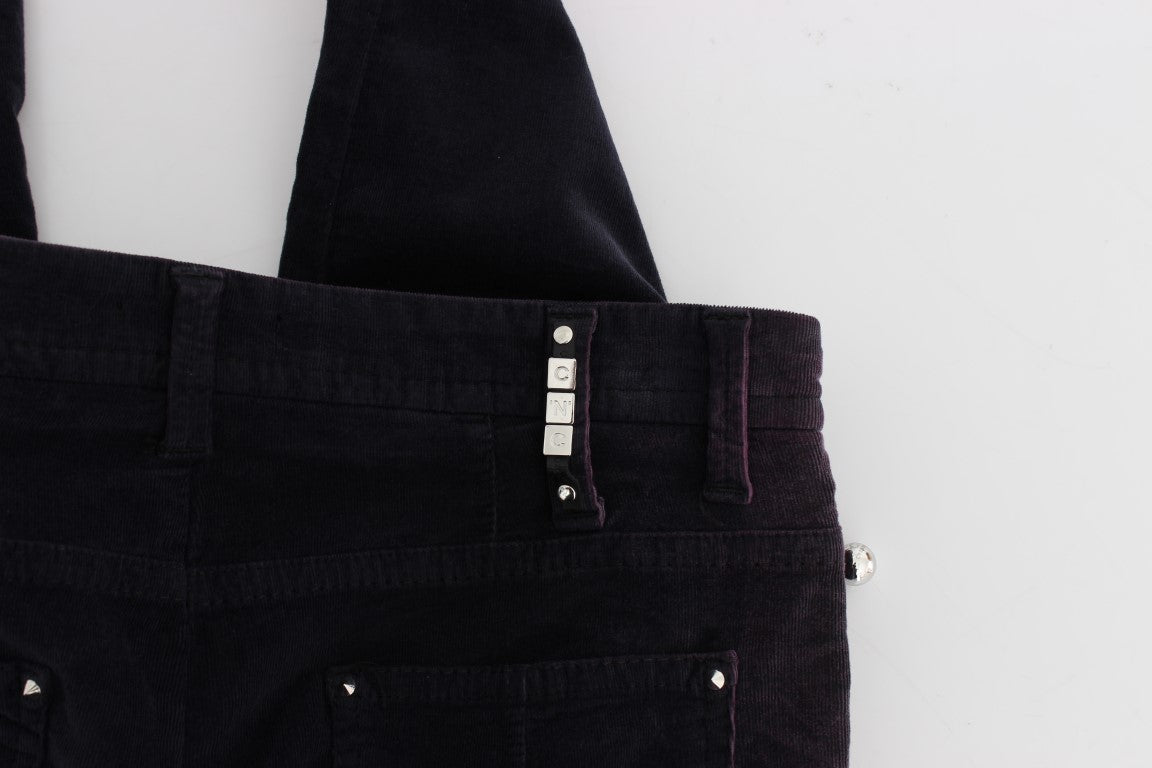 Costume National Lila Cropped Corduroys Jeans