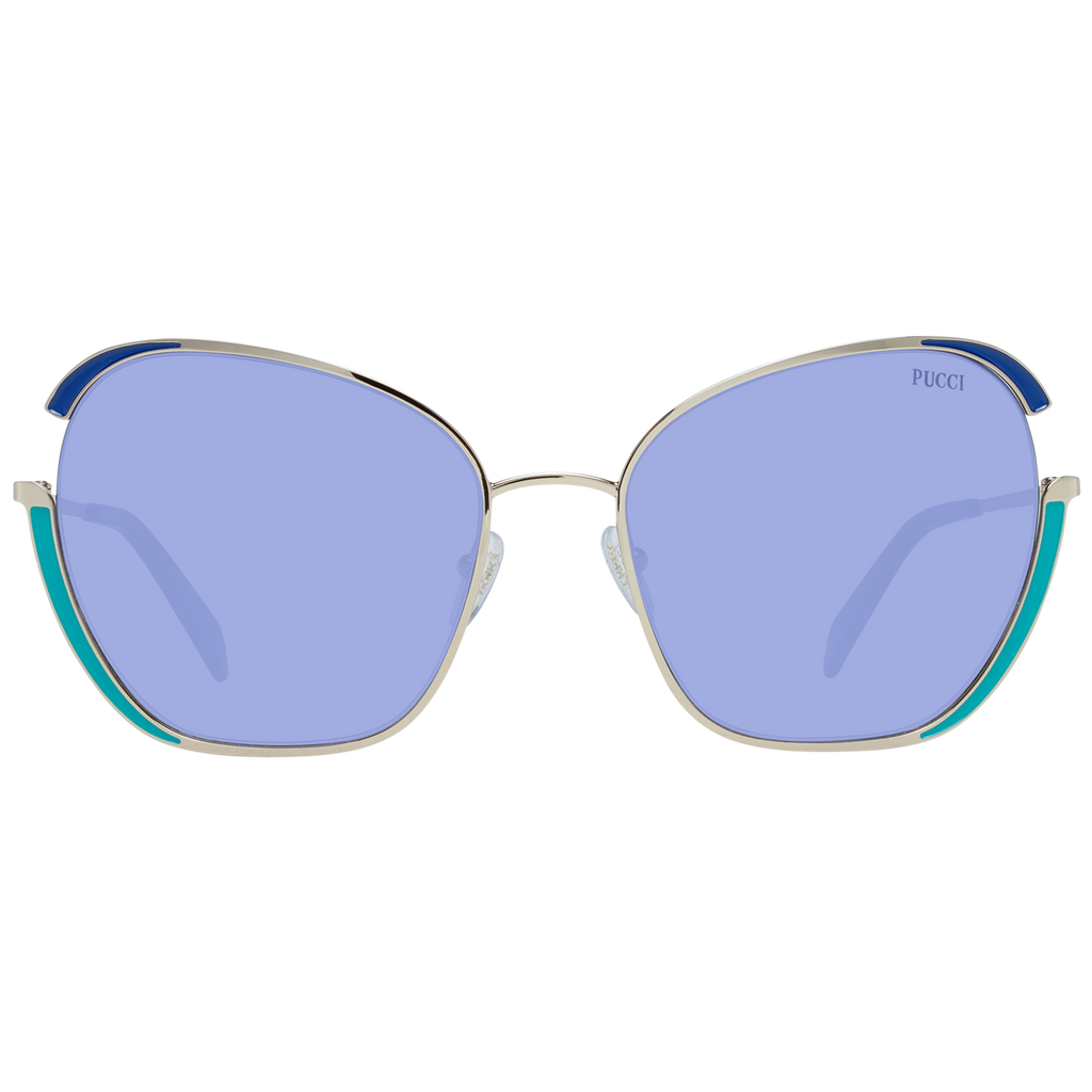 Emilio Pucci Gold Frauen Sonnenbrille