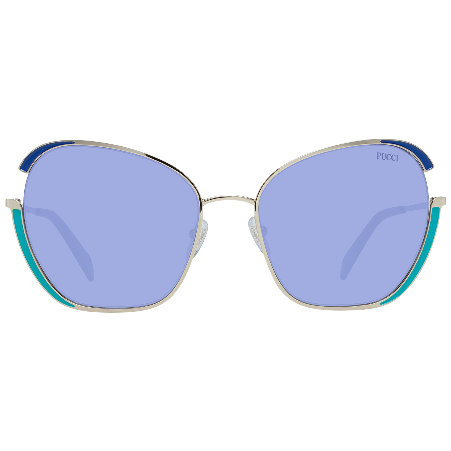 Emilio Pucci Gold Frauen Sonnenbrille