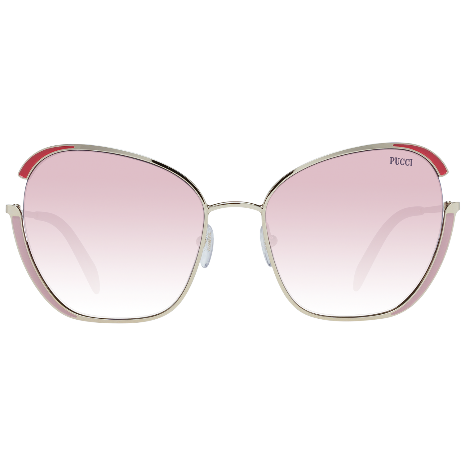 Emilio Pucci Gold Frauen Sonnenbrille