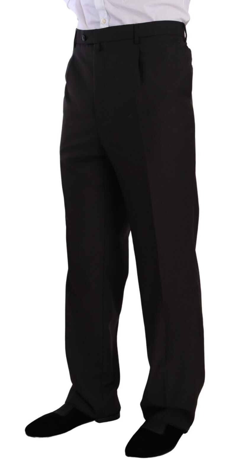 Domenico Tagliente Grauer einreihiger formeller Anzug aus Polyester