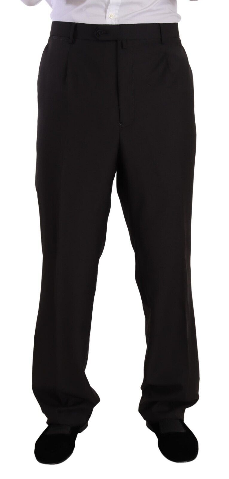 Domenico Tagliente Grauer einreihiger formeller Anzug aus Polyester