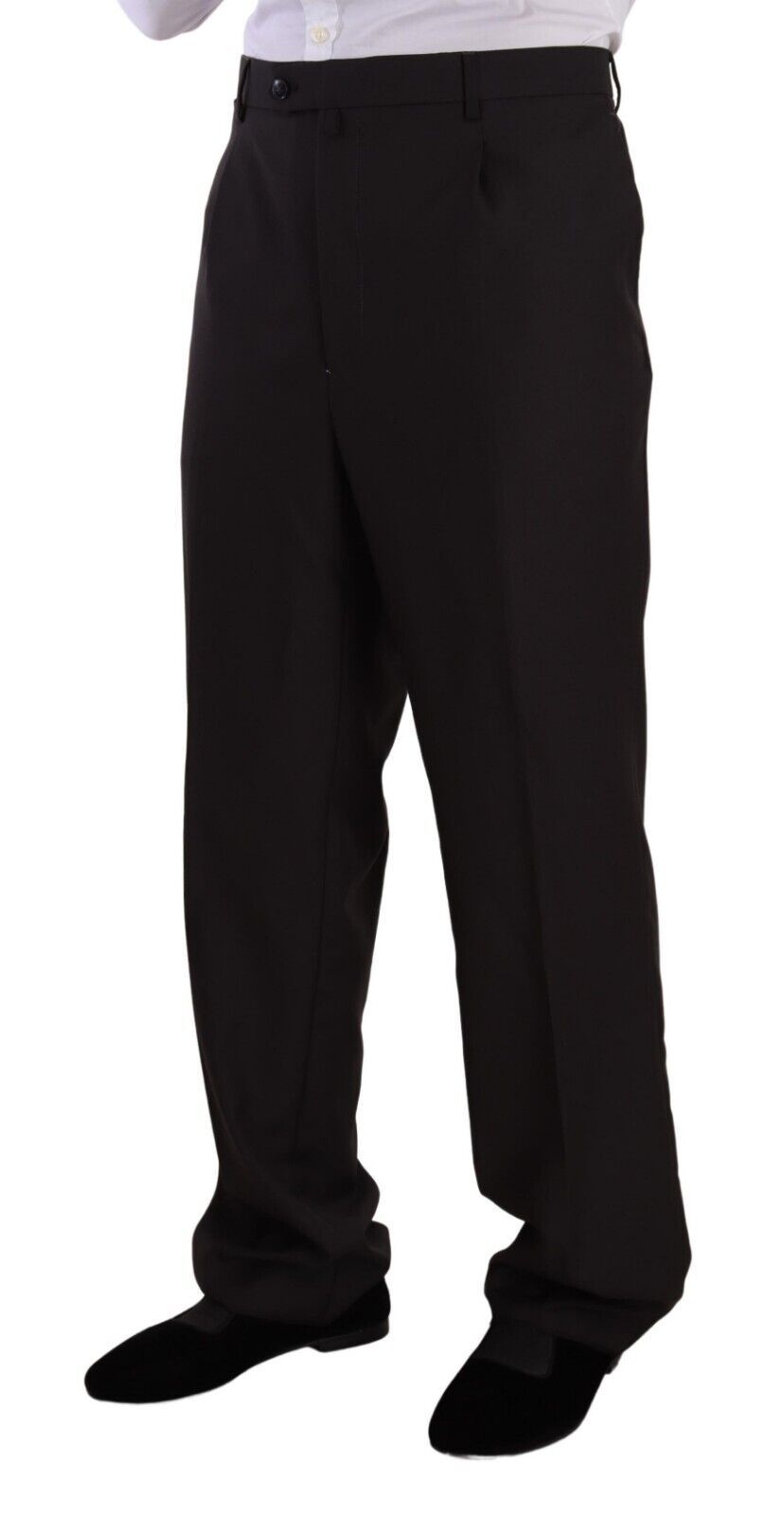 Domenico Tagliente Grauer einreihiger formeller Anzug aus Polyester