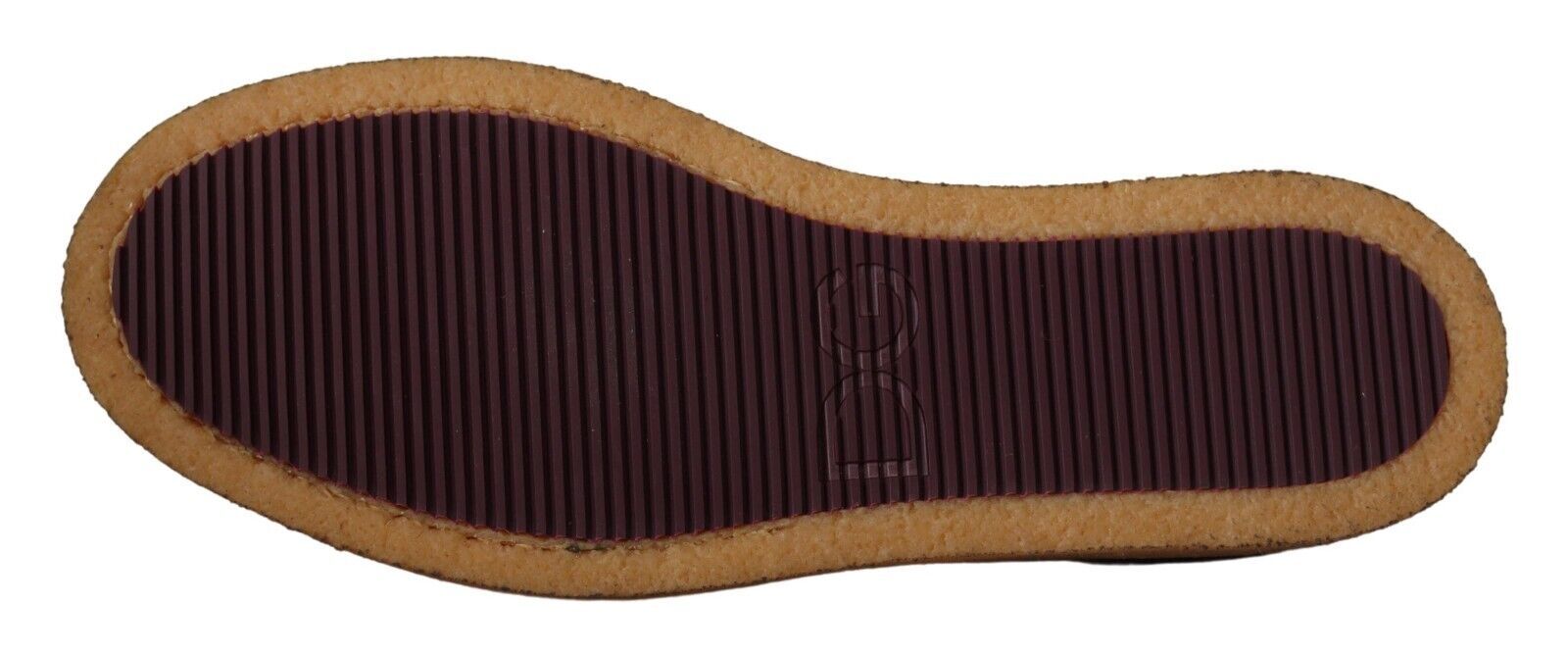 Dolce & Gabbana Braun Wildleder Slip On Flats Mokassin Schuhe