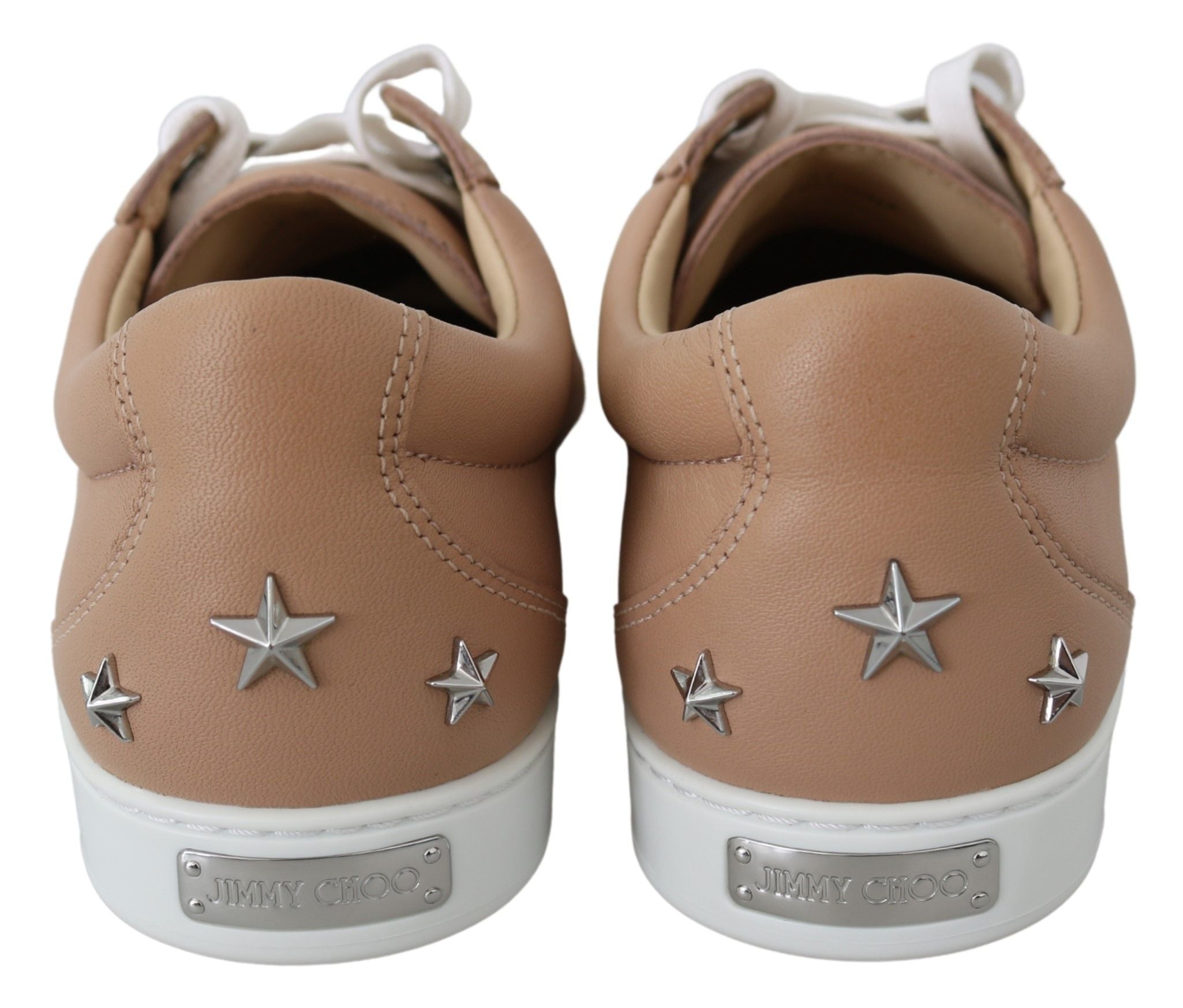 Jimmy Choo Puderrosa Nappaleder-Sneakers