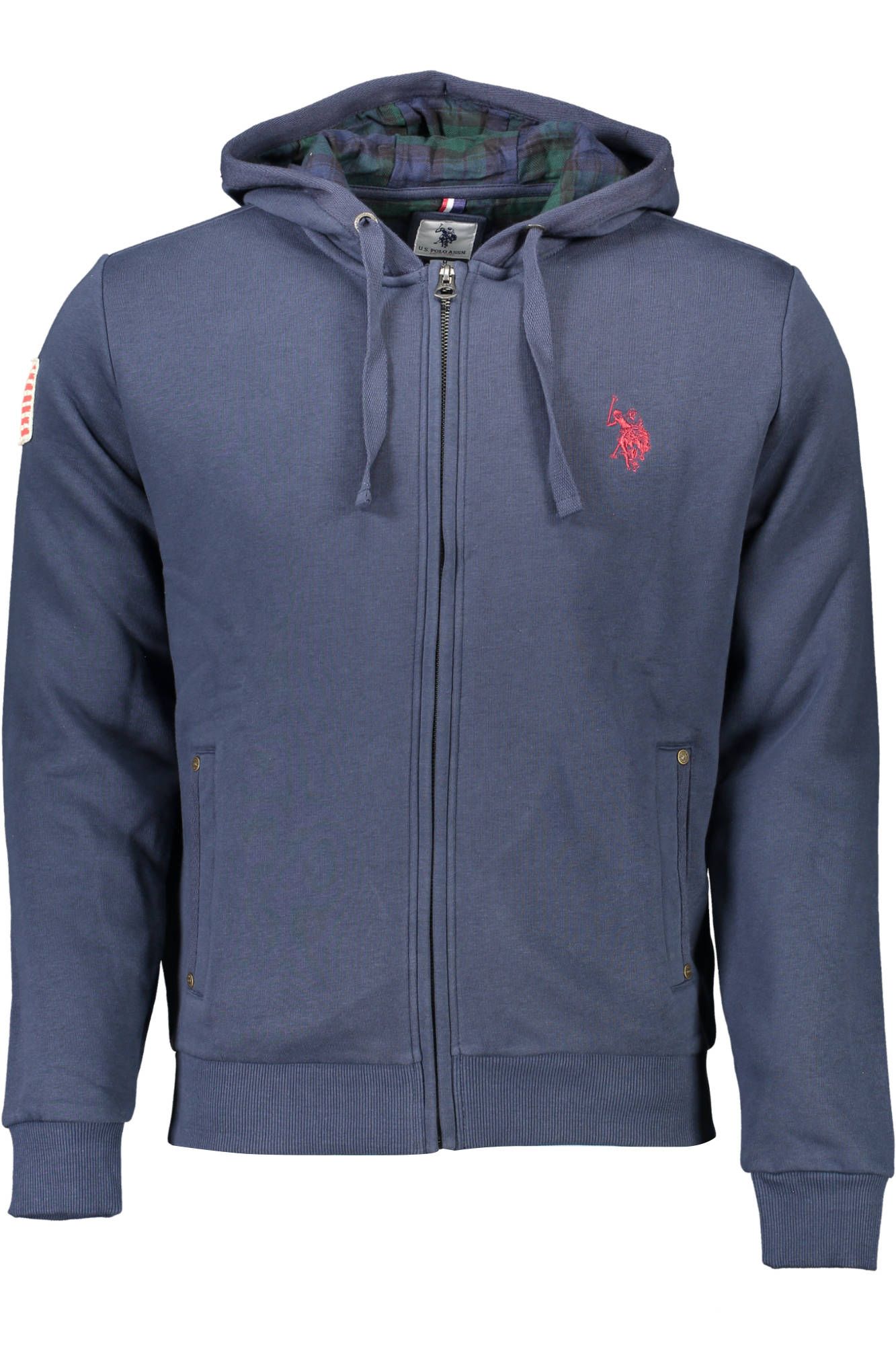 U.S. POLO ASSN. Blauer Baumwollpullover für Männer