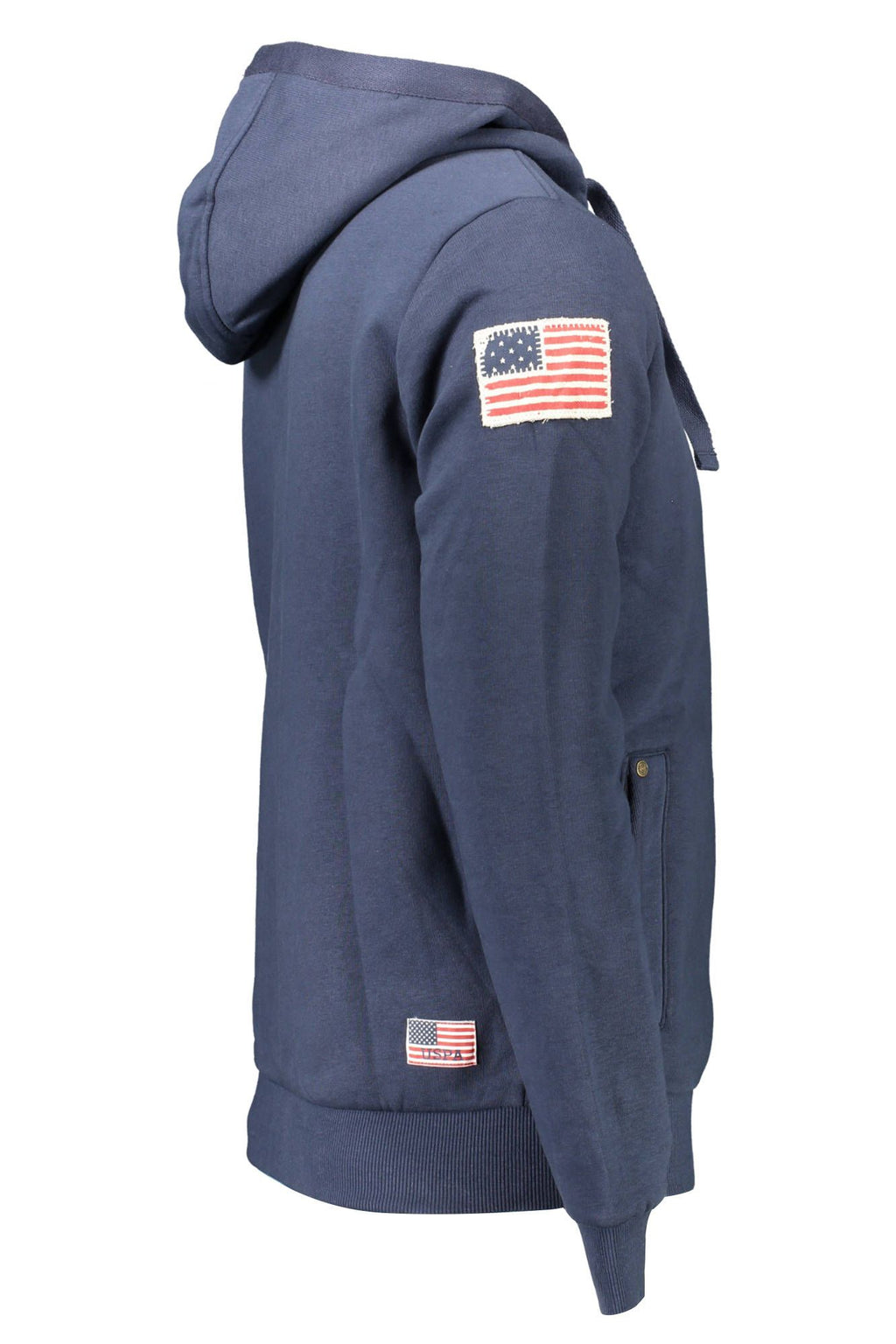 U.S. POLO ASSN. Blauer Baumwollpullover für Männer