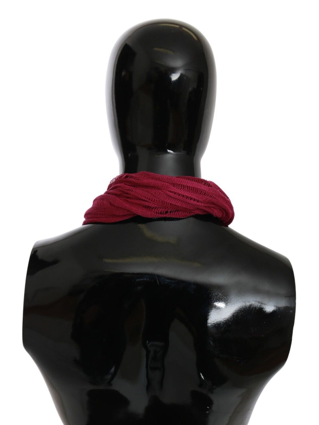 John Galliano Bordeaux Halswickelschal Foulardschal