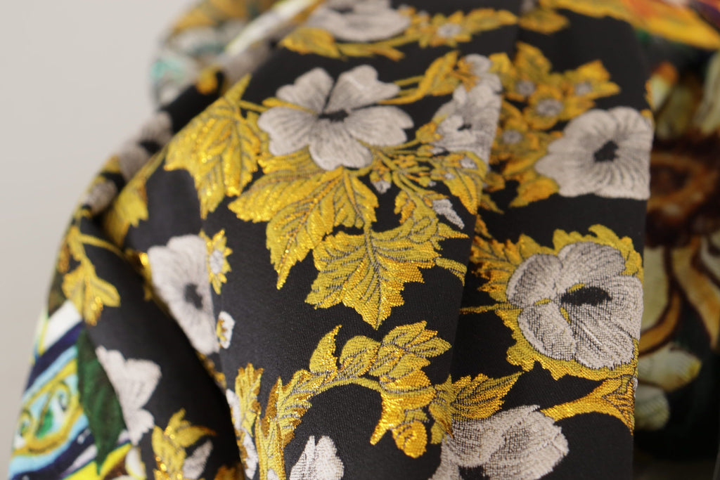 Dolce & Gabbana Mehrfarbiger Patchwork Sicily Langer Maxirock