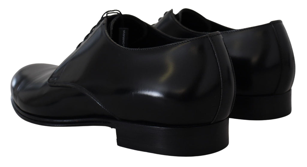Dolce & Gabbana Schwarze Lederschuhe für formelle Anlässe