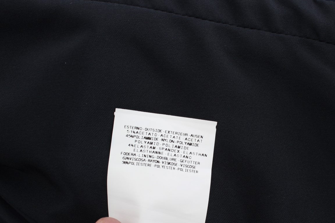 Exte Blaue einreihige Blazerjacke mit drei Knöpfen