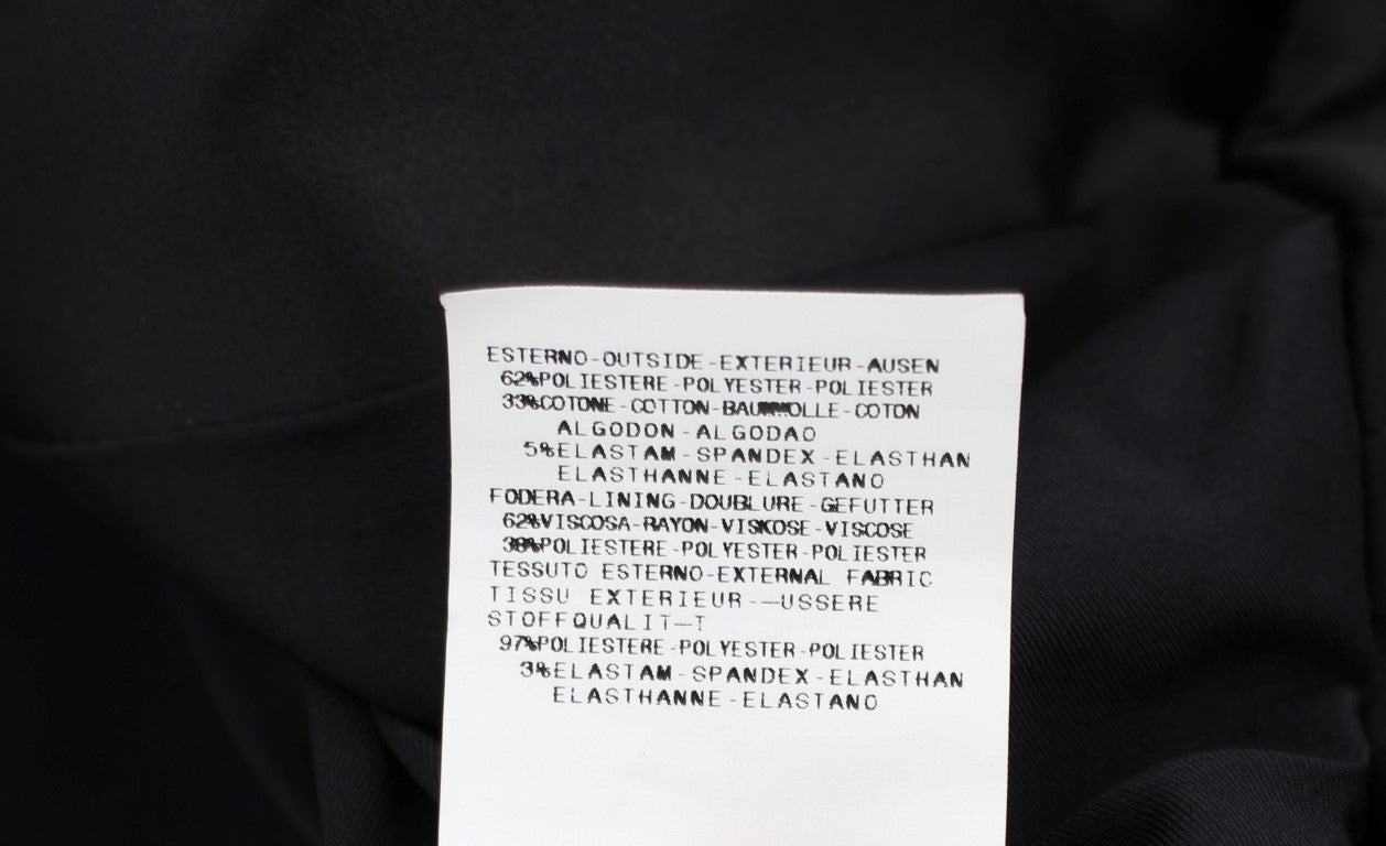 Exte Schwarze einreihige Blazerjacke aus Stretch