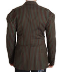 Dolce & Gabbana Zweireihiger Blazer mit mehrfarbigen Streifen