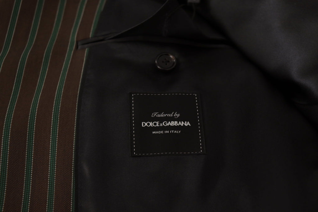 Dolce & Gabbana Zweireihiger Blazer mit mehrfarbigen Streifen
