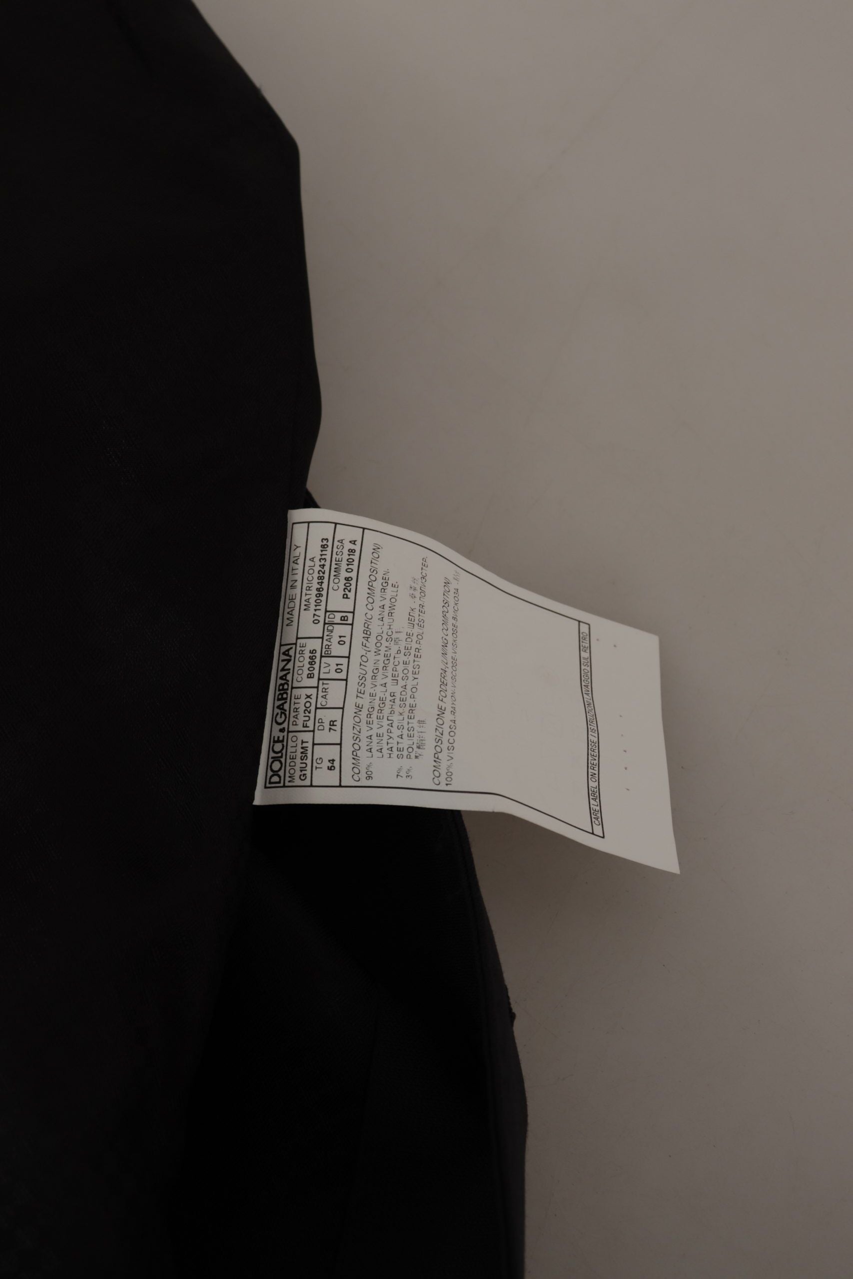 Dolce & Gabbana Dunkelblauer Einreihiger MARTINI Blazer