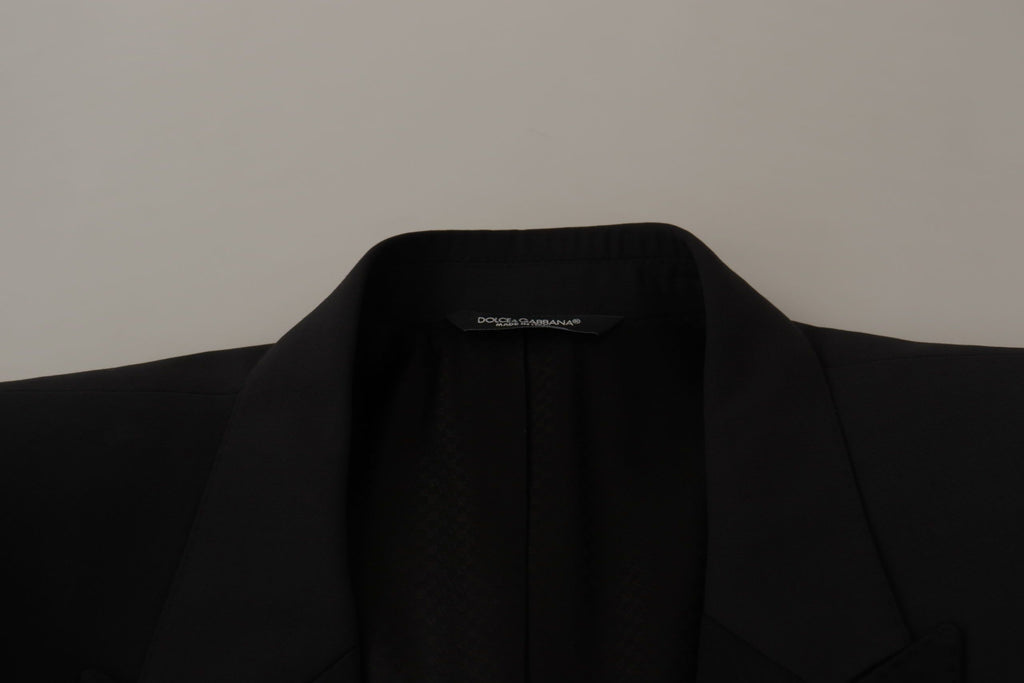 Dolce & Gabbana Dunkelblauer Einreihiger MARTINI Blazer