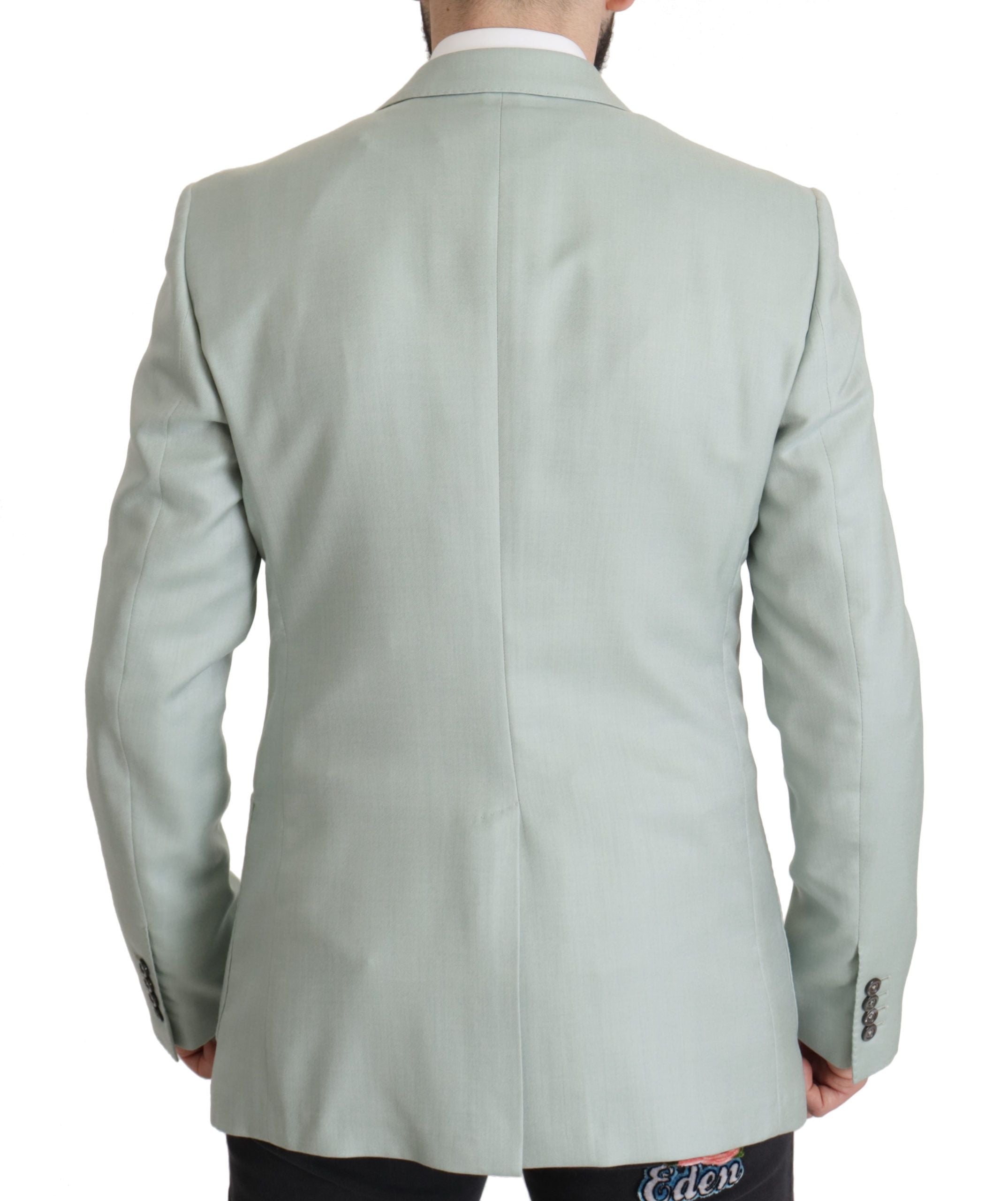 Dolce & Gabbana Grüner Kaschmir Jackett Blazer