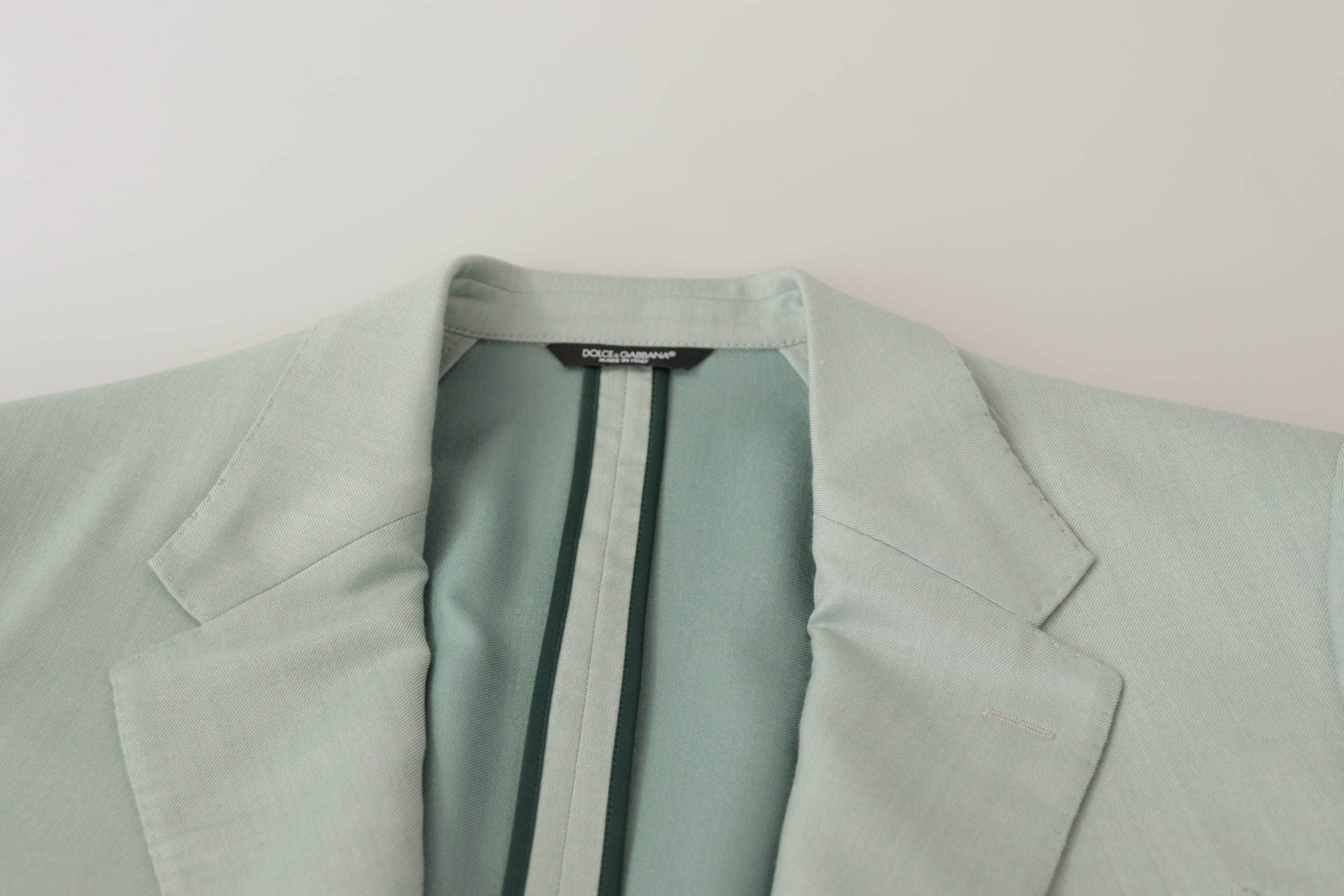 Dolce & Gabbana Grüner Kaschmir Jackett Blazer