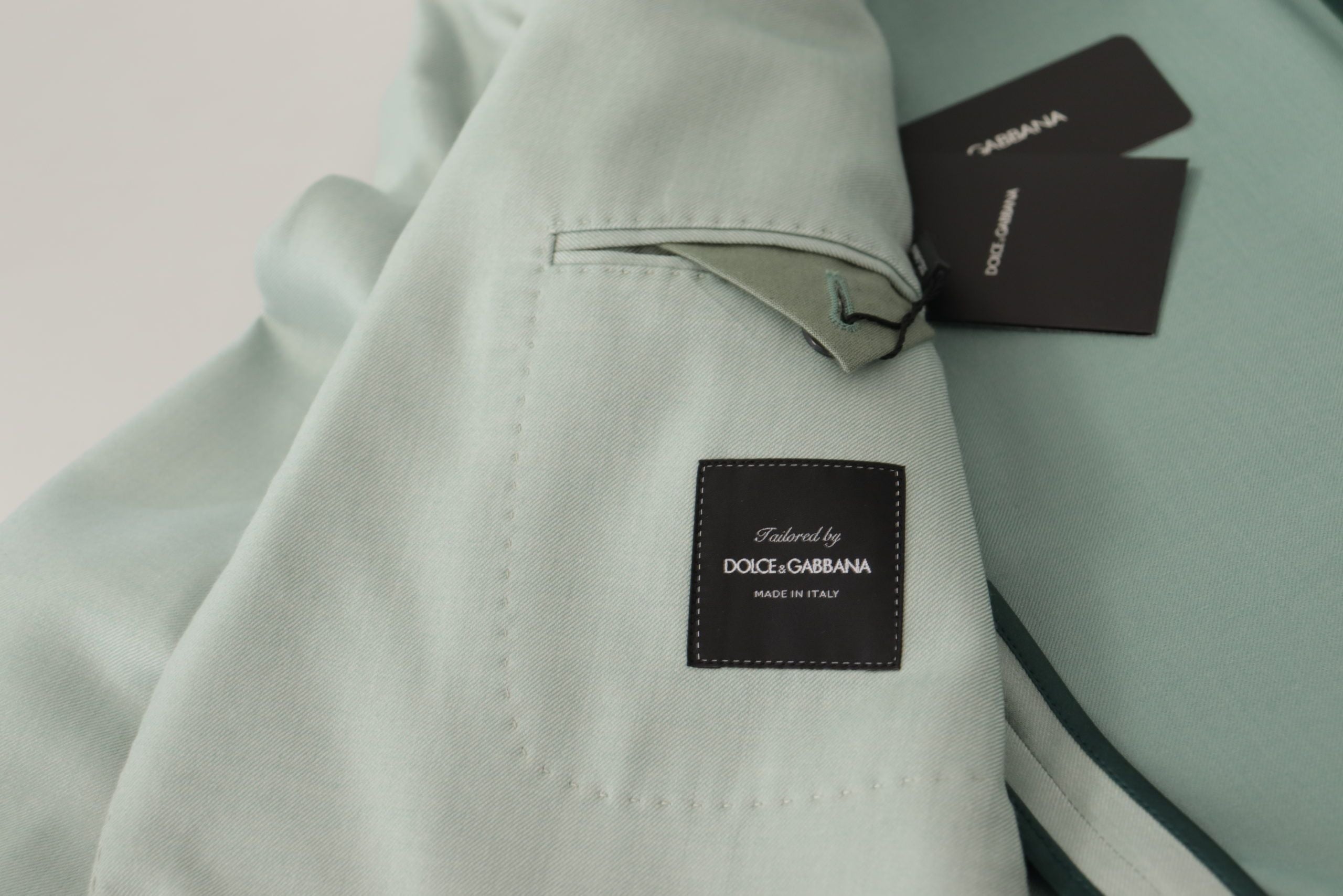 Dolce & Gabbana Grüner Kaschmir Jackett Blazer