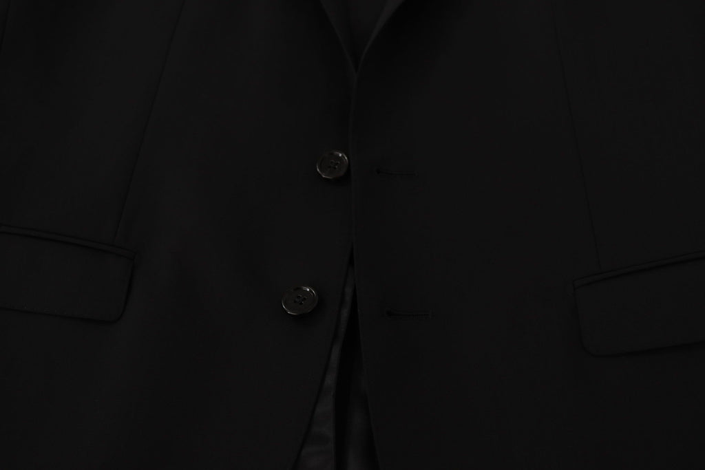 Dolce & Gabbana Schwarze einreihige Jacke MARTINI Blazer
