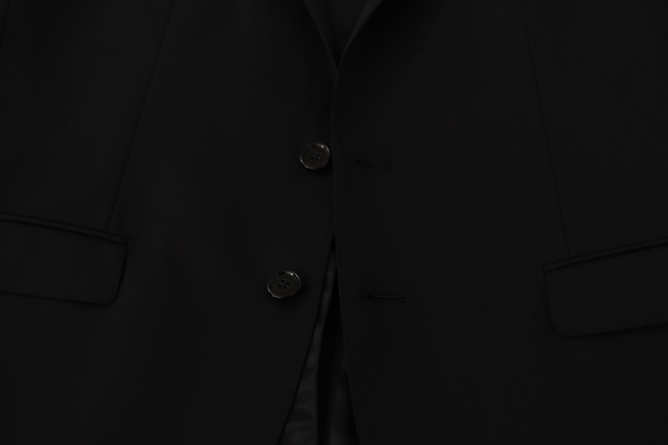 Dolce & Gabbana Schwarze einreihige Jacke MARTINI Blazer