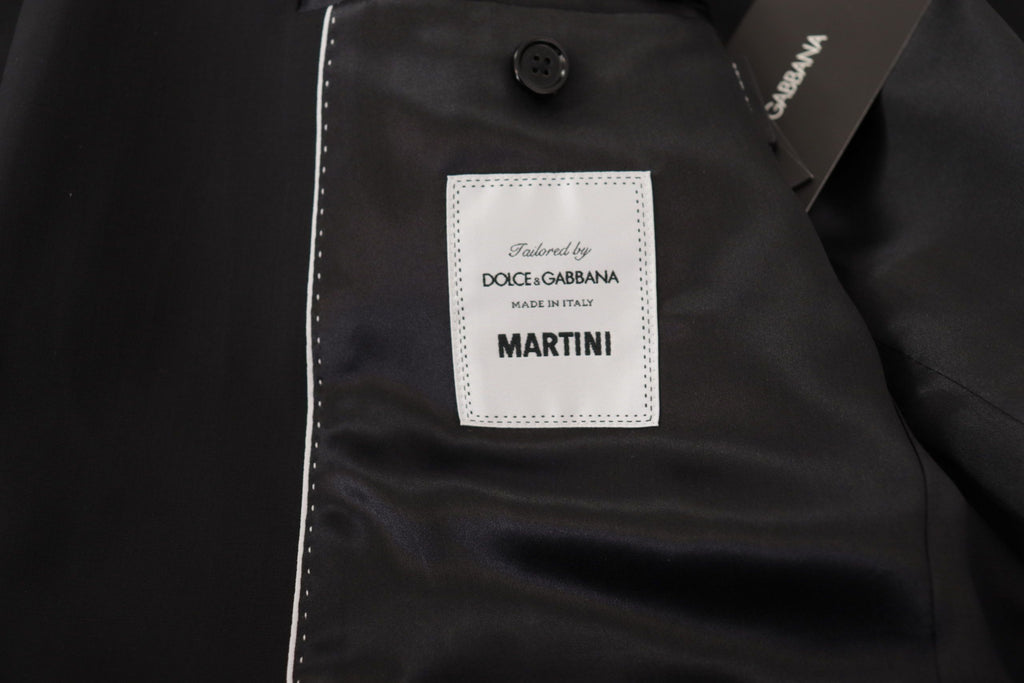 Dolce & Gabbana Schwarze Einreihige Jacke MARTINI Blazer