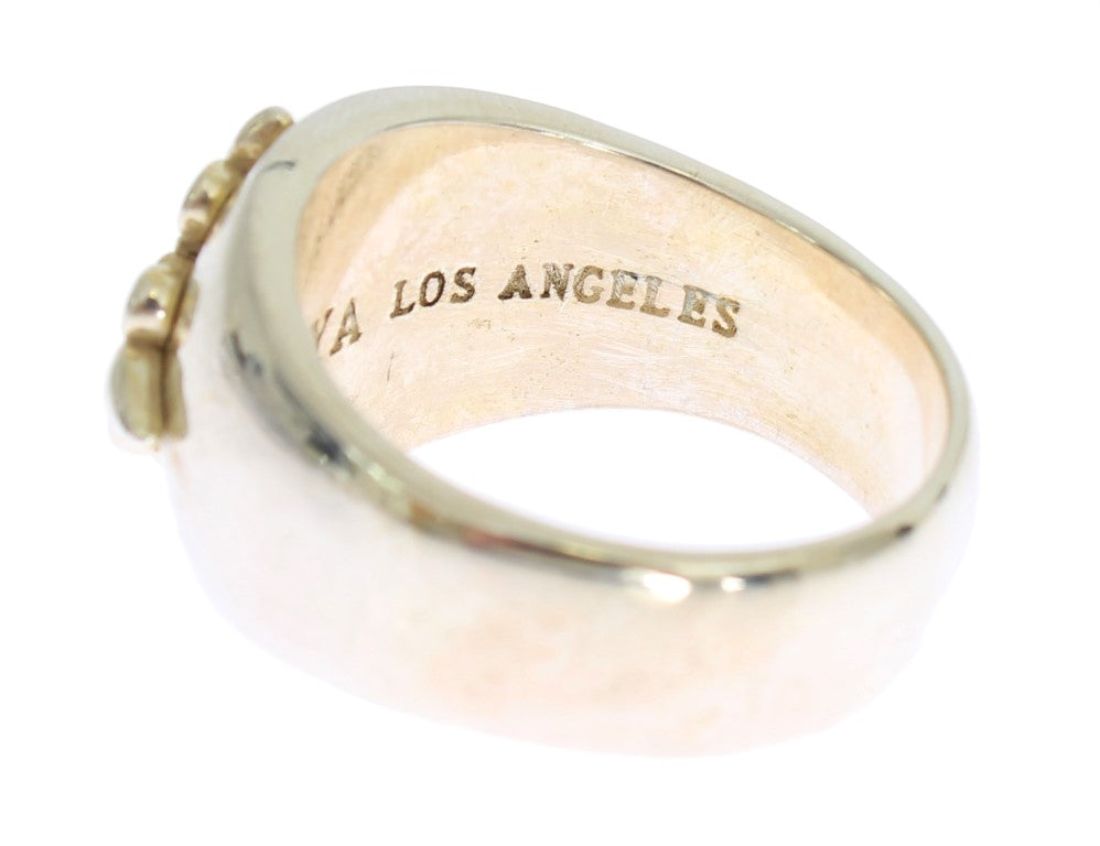 Nialaya Silber Wappen 925 Sterling Ring