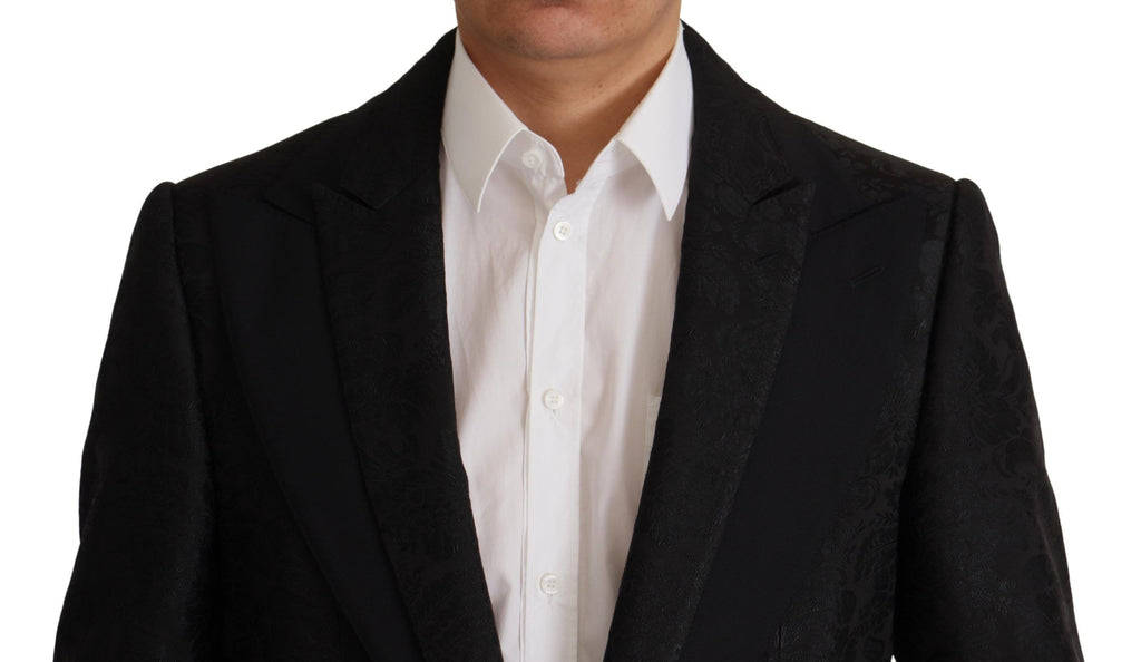 Dolce & Gabbana Schwarzer Polyester 2-teiliger MARTINI Anzug