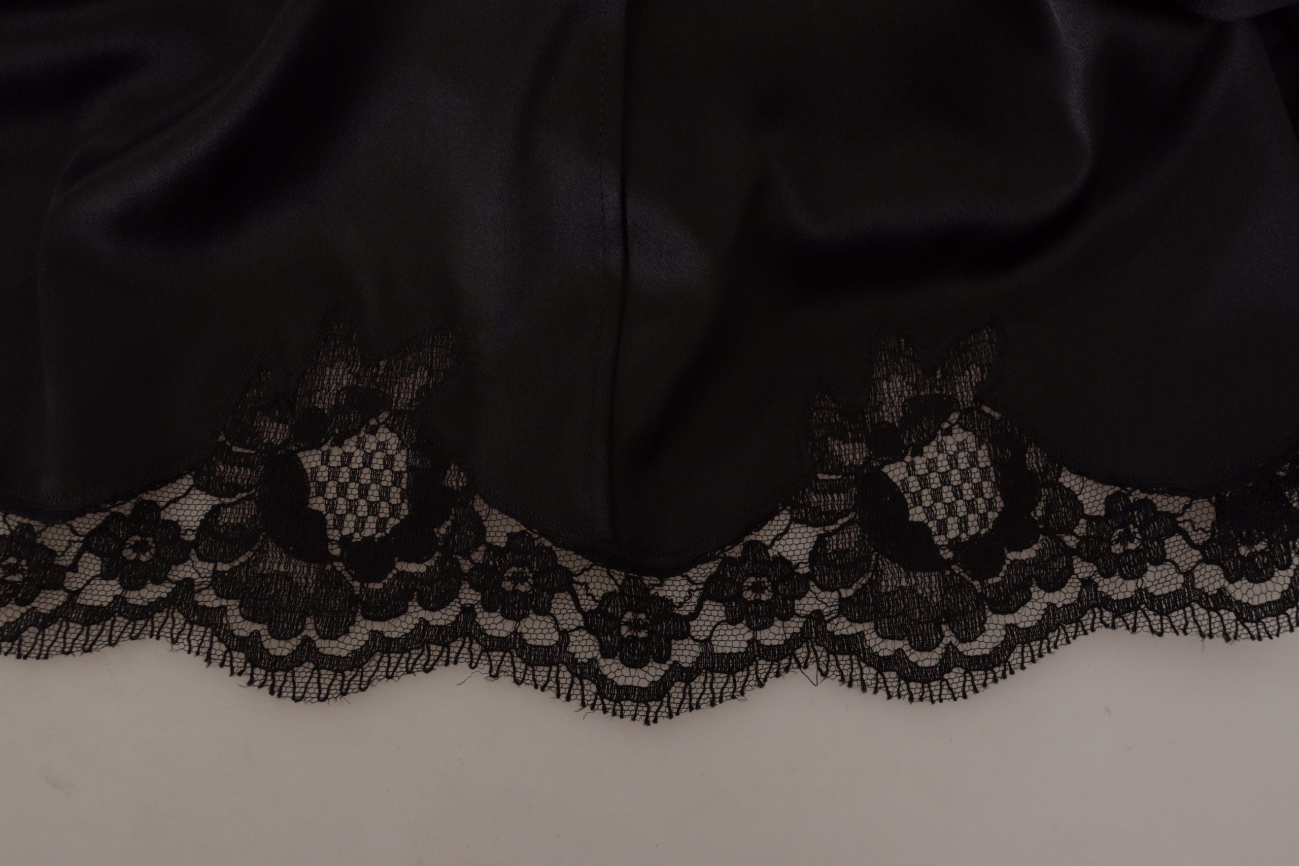 Dolce & Gabbana Schwarzes Leopard A-Linie Knielanges Kleid