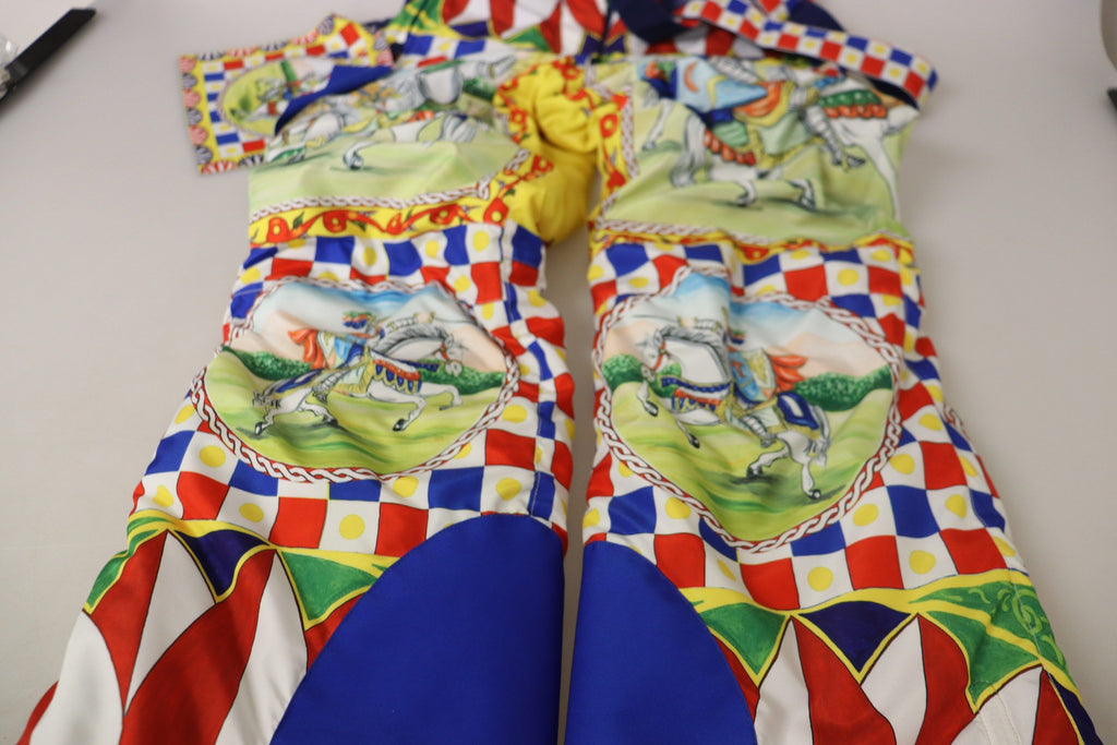 Dolce & Gabbana Multicolor Bedruckte Schneehose Hose