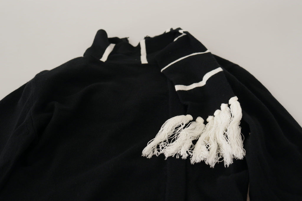 Dolce & Gabbana Schwarzer Kaschmir-Rollkragenpullover