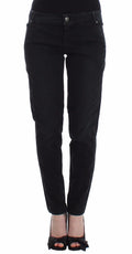 Ermanno Scervino Blaue Slim Jeans Denim-Hosen Skinny Leg Straight